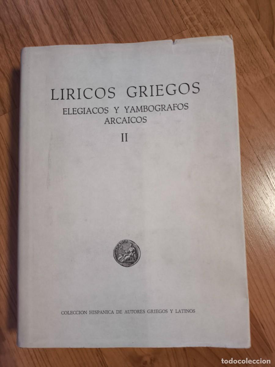 Libros de segunda mano: L&iacute;ricos Griegos tomo I y II - Foto 7