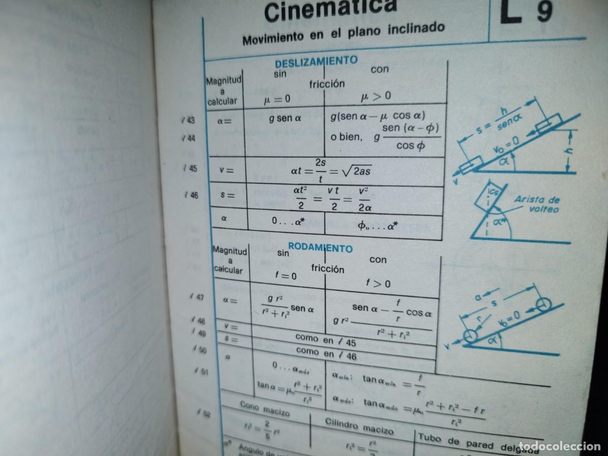 Libros de segunda mano: 202- Manual De F&oacute;rmulas T&eacute;cnicas - Kurt Gieck. Ediciones Alfaomega, 1981 - Foto 8