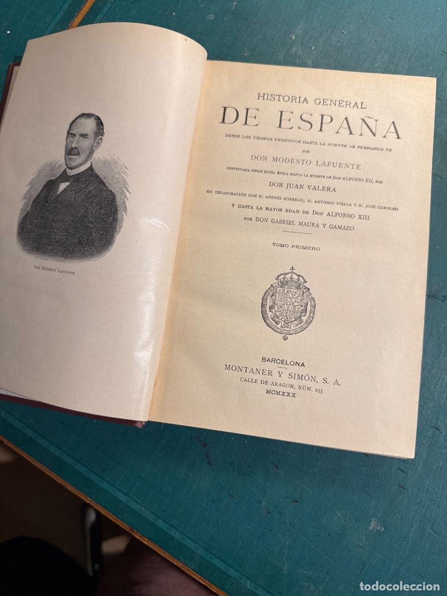 Libros de segunda mano: Historia de Espa&ntilde;a. Modesto Lafuente - Foto 4