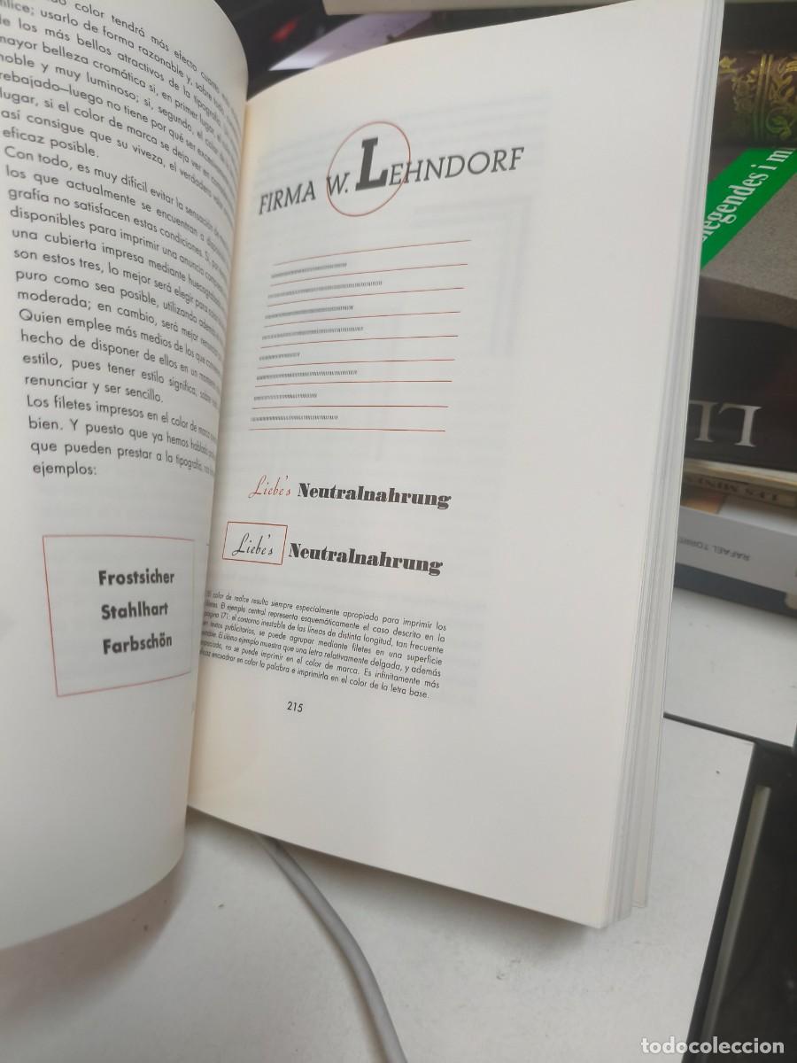 Libros de segunda mano: PAUL RENNER - EL ARTE DE LA TIPOGRAF&Iacute;A - CAMPGR&Agrave;FIC, 2000 - Foto 6
