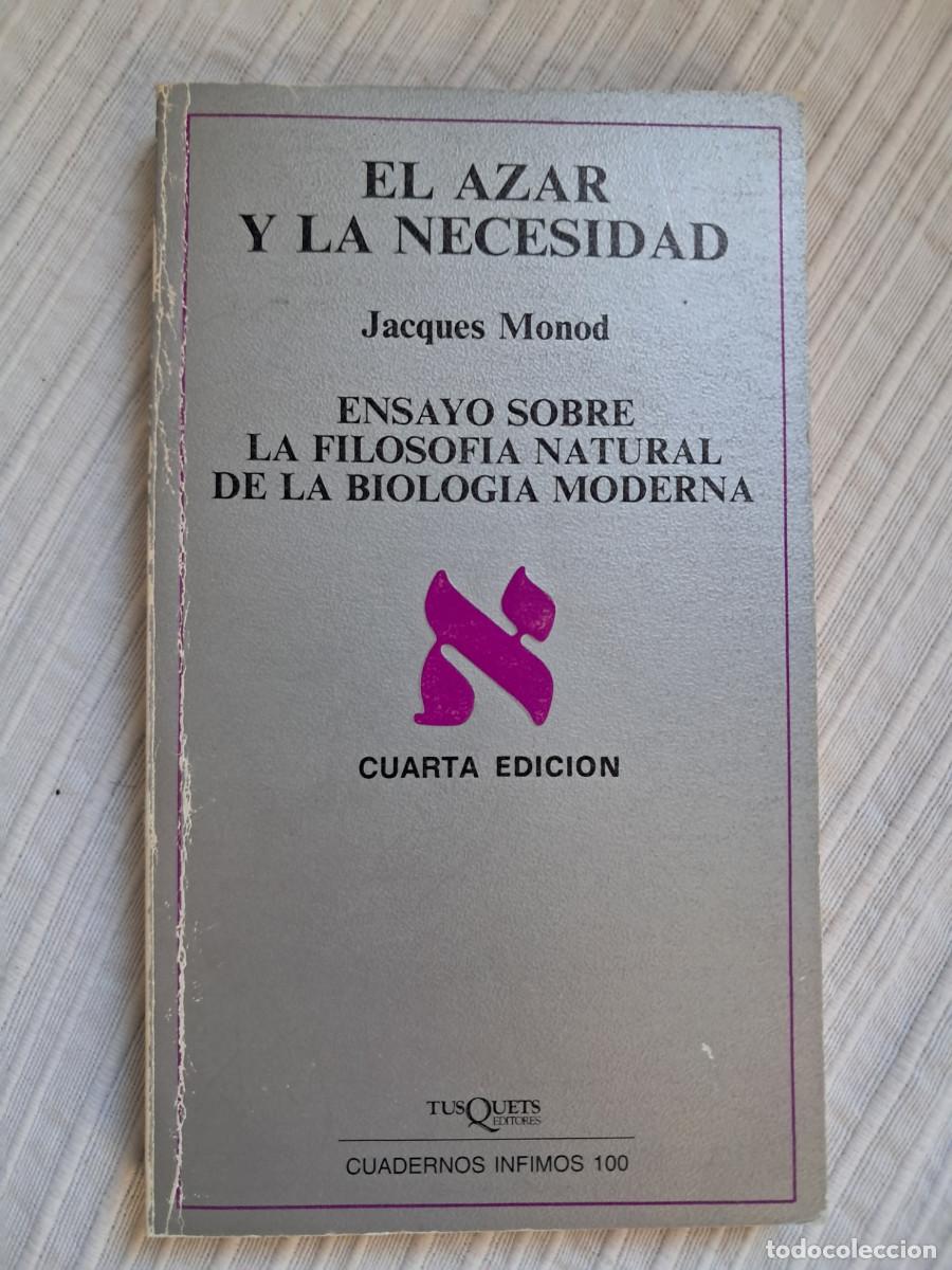 Libros de segunda mano: El azar y la necesidad (Jaques Monod)