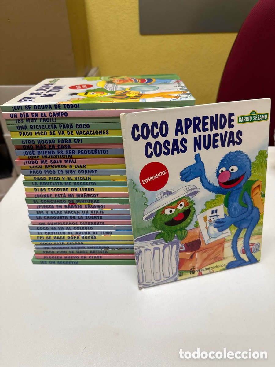Libros de segunda mano: Colecci&oacute;n Barrio S&eacute;samo COMPLETA 30 Tomos Aprende Divirti&eacute;ndote