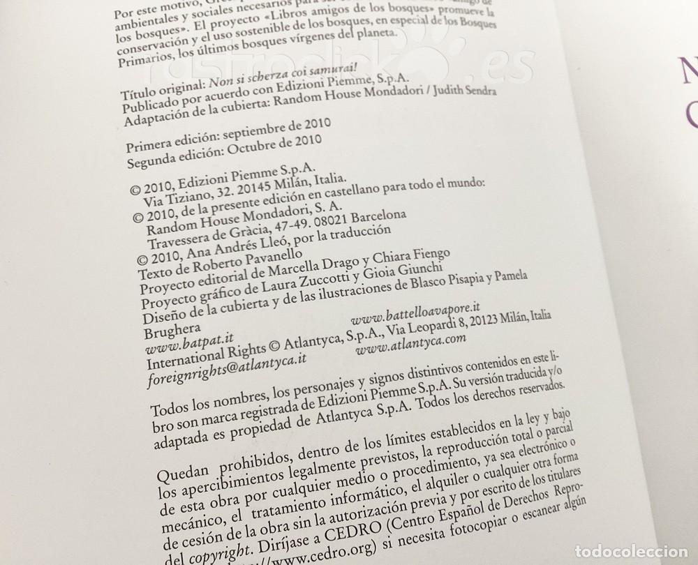Libros de segunda mano: Libro Bat Pat 15 - Nunca bromees con un samur&aacute;i - Editorial Montena - Foto 5