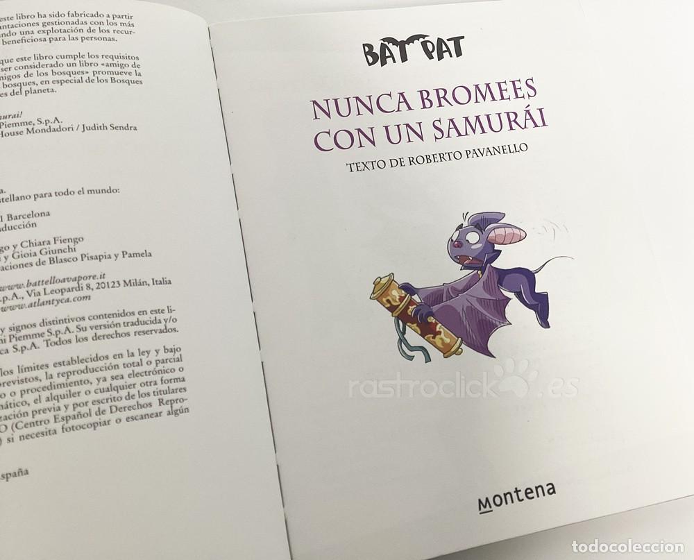 Libros de segunda mano: Libro Bat Pat 15 - Nunca bromees con un samur&aacute;i - Editorial Montena - Foto 6