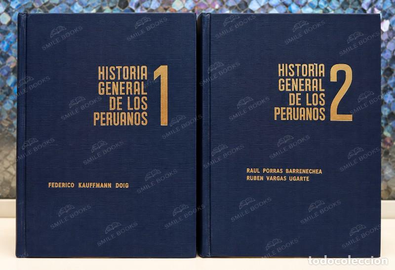 Libros de segunda mano: Historia General de los Peruanos Vol. 1-2 - F. Kauffmann Doig, R. Porras Barrenechea, R. Vargas Ugar