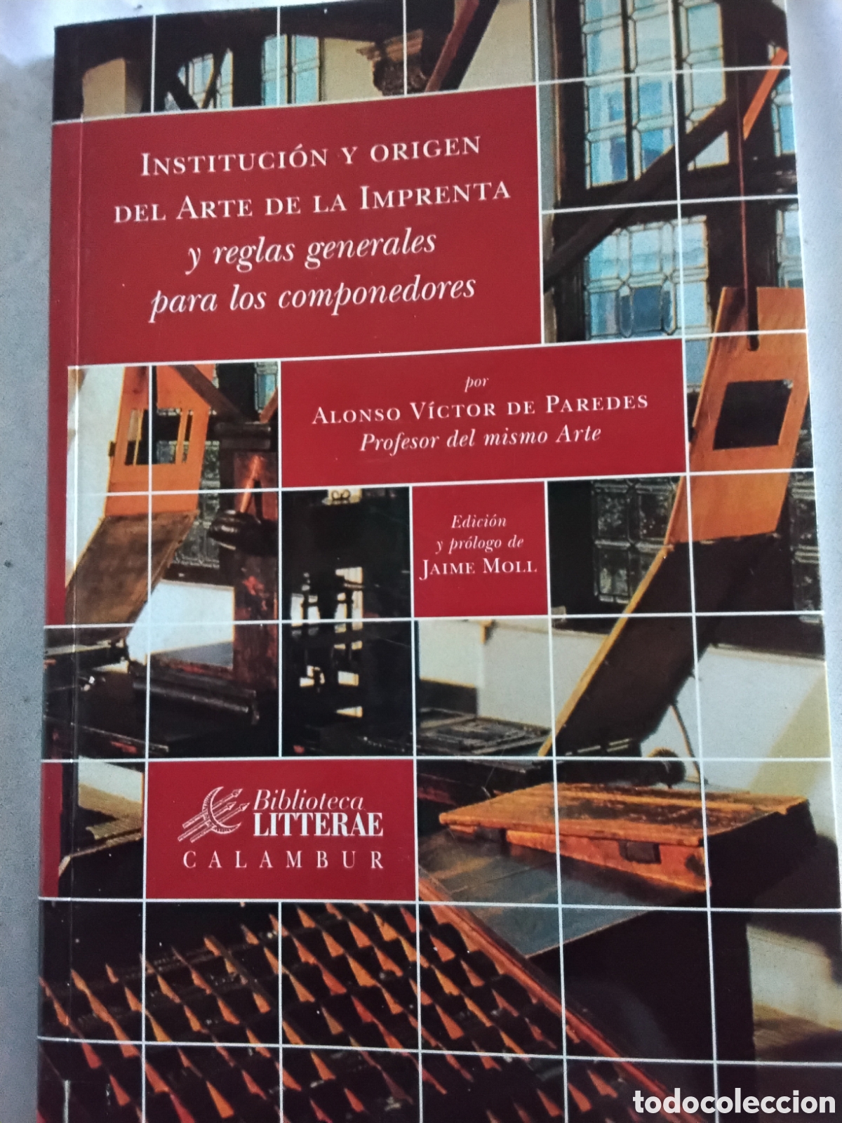 Libros de segunda mano: INSTITUCI&Oacute;N Y ORIGEN DEL ARTE DE LA IMPRENTA Y REGLAS GENERALES PARA LOS COMPONEDORES.