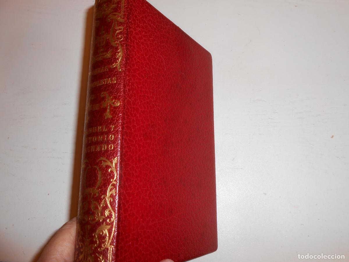 Libros de segunda mano: MANUELY ANTONIO MACHADO , OBRAS COMPLETAS - EDITORIAL PLENITUD , PAPEL BIBLIA