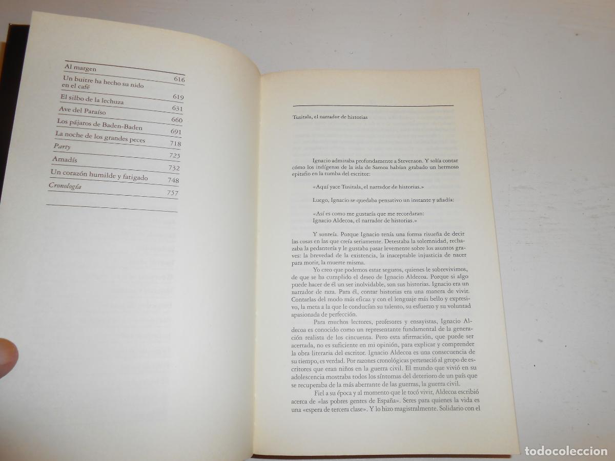 Libros de segunda mano: ALDECOA , CUENTOS COMPLETOS - ALFAGUARA - Foto 4