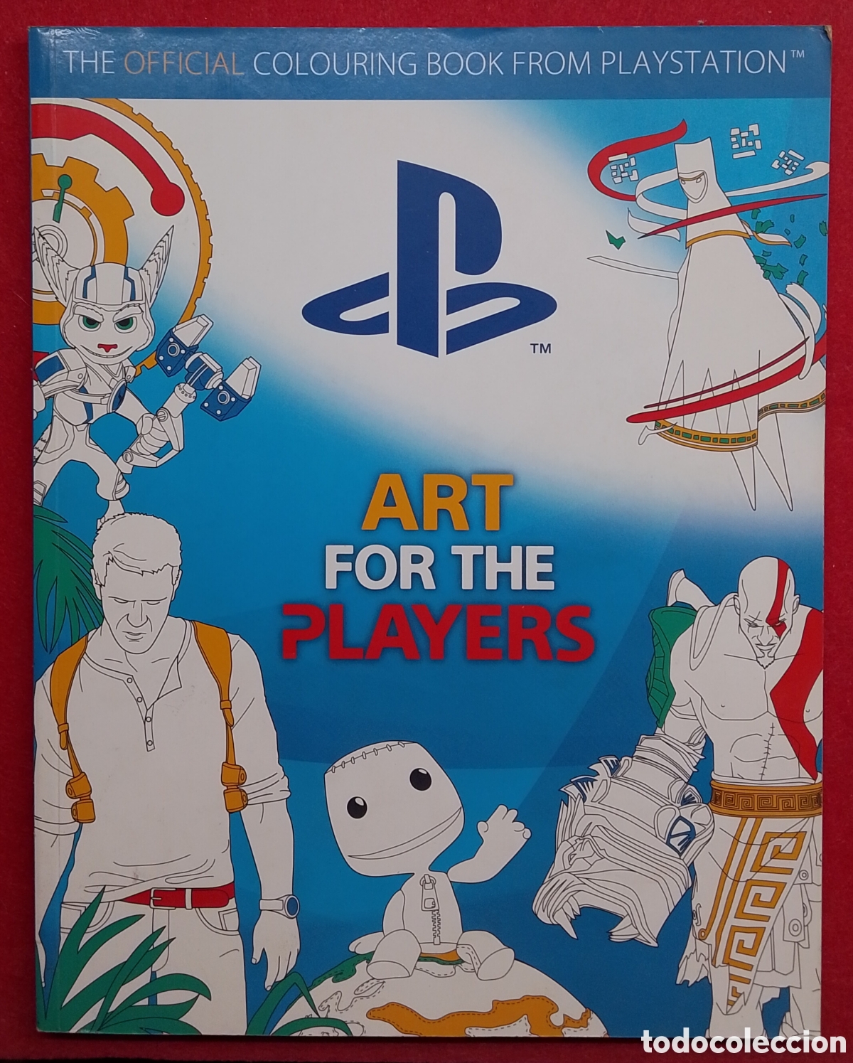 Libros de segunda mano: Libro Para Colorear PlayStation - Art For The Players (Oficial)