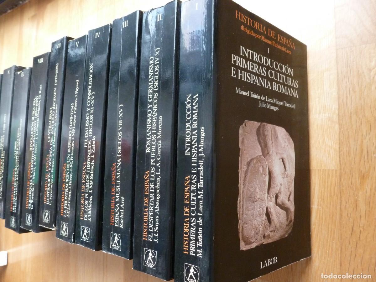 Libros de segunda mano: HISTORIA DE ESPA&Ntilde;A. MANUEL TU&Ntilde;ON DE LARA. LABOR. 12 TOMOS, COMPLETA.