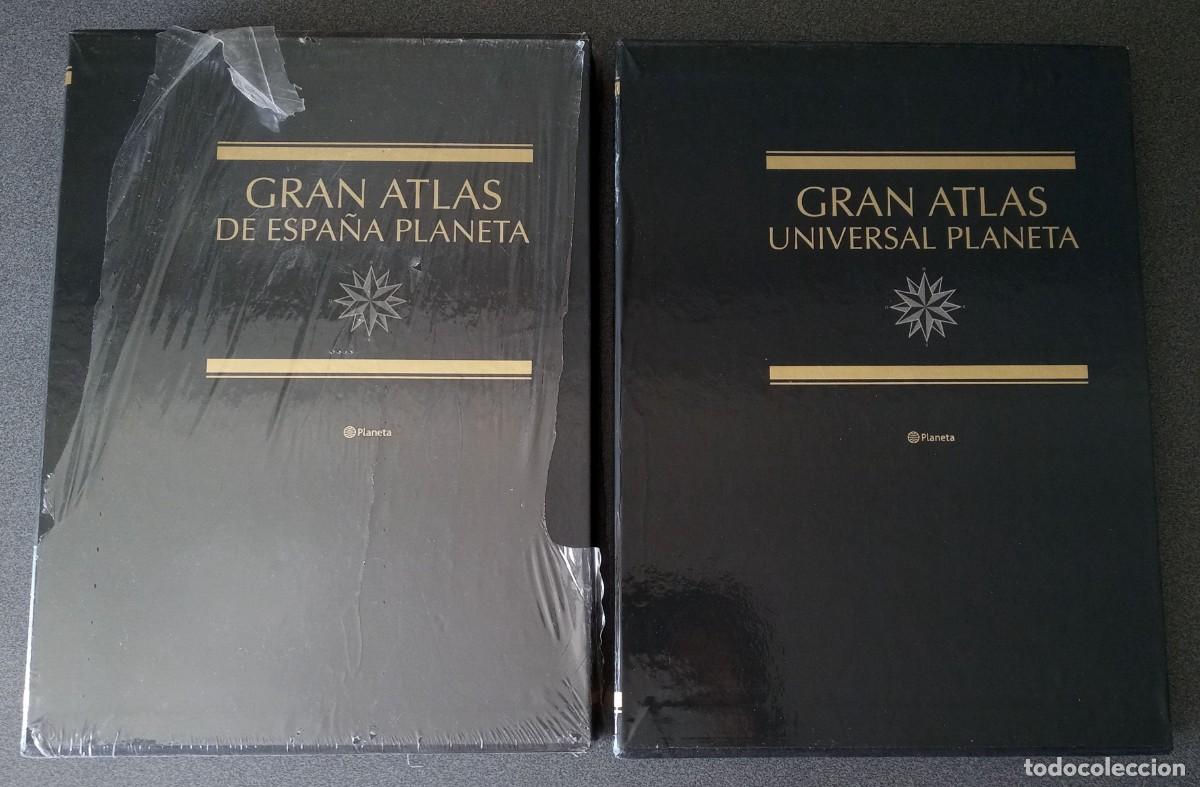 Libros de segunda mano: Lote Gran Atlas De Espa&ntilde;a Planeta Gran Atlas Universal Planeta