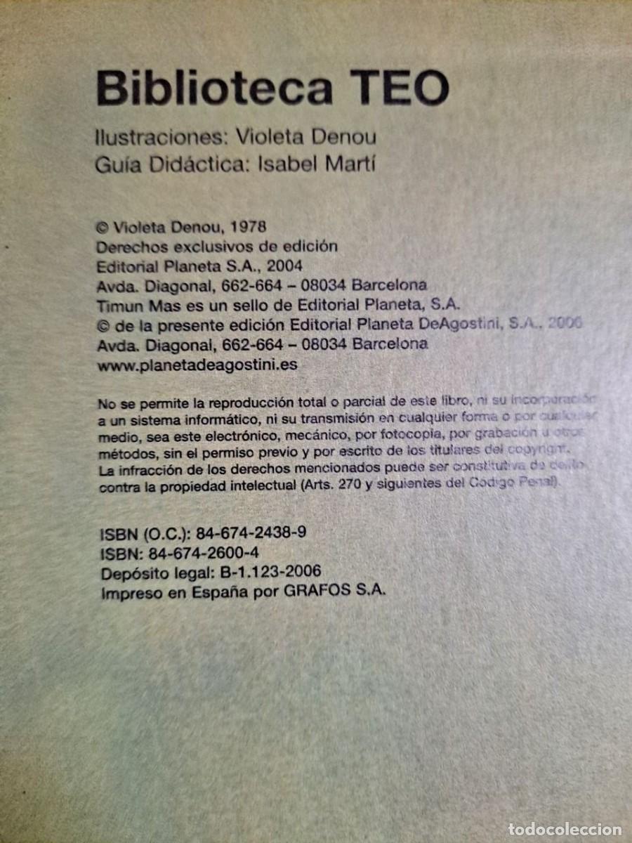Libros de segunda mano: Colecci&oacute;n completa Teo Violeta Denou - 40 libros Timun Mas - Foto 7