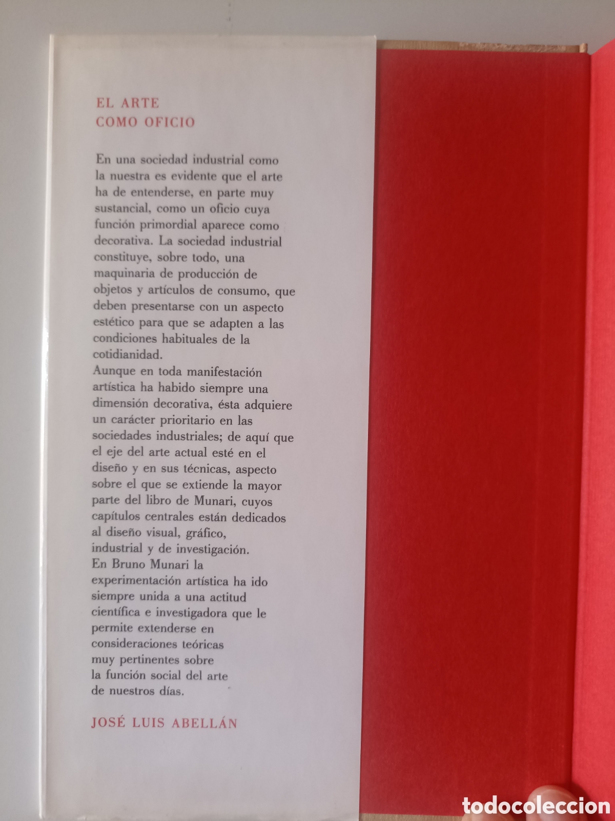 Libros de segunda mano: Bruno Munari - El arte como oficio (C&iacute;rculo de lectores, 1989) - Foto 3