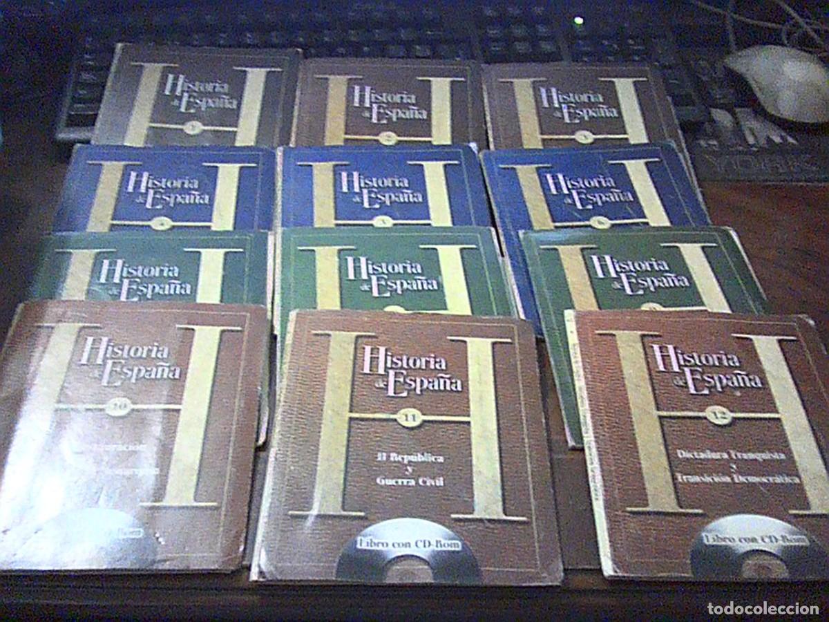 Libros de segunda mano: Historia de Espa&ntilde;a. Libro con CD-Rom 12 libros. Ediciones Dolmen 2002