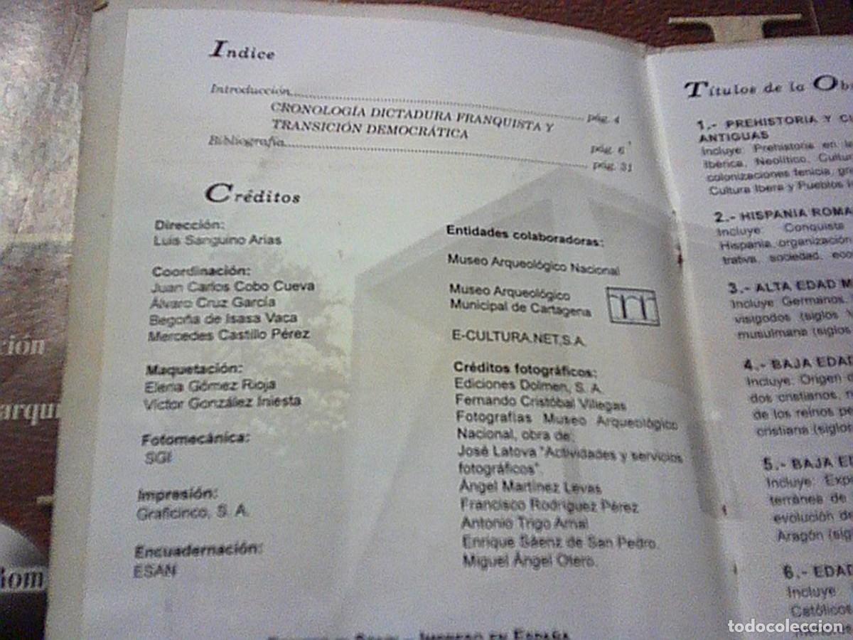 Libros de segunda mano: Historia de Espa&ntilde;a. Libro con CD-Rom 12 libros. Ediciones Dolmen 2002 - Foto 3