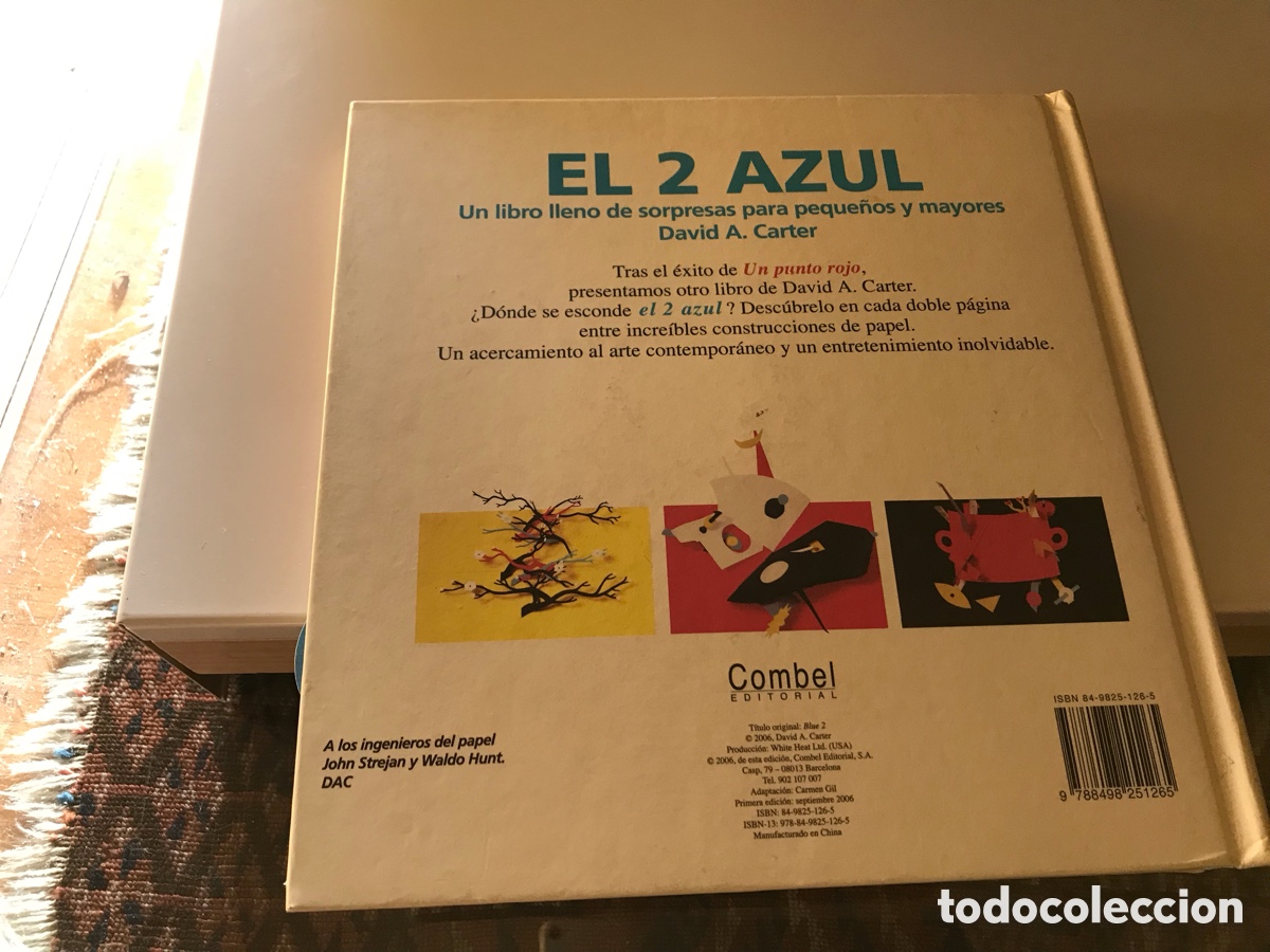 Libros de segunda mano: El 2 Azul . David A. Carter. Combel editorial - Foto 2