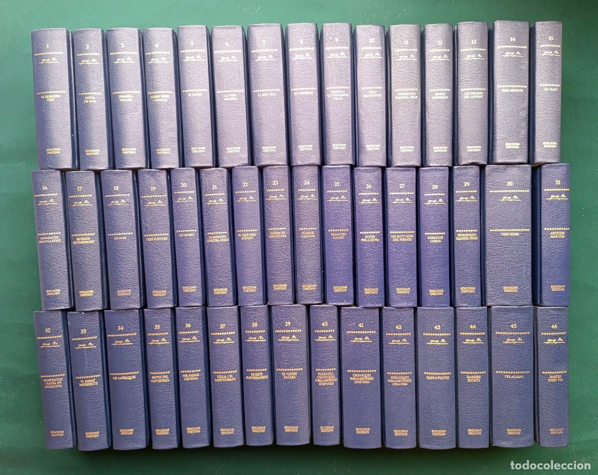 Libros de segunda mano: COL&middot;LECCIO COMPLETA AMB 46 VOLUMS DE LA OBRA COMPLETA DE JOSEP PLA - DESTINO - 2004.