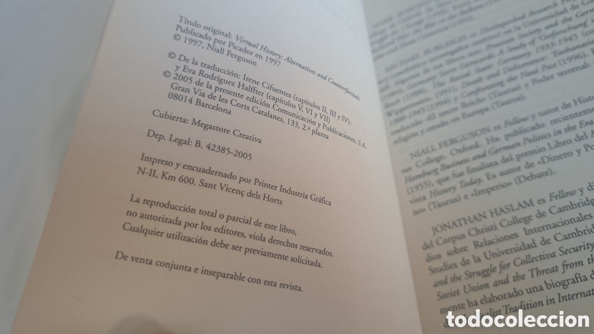 Libros de segunda mano: HISTORIA VIRTUAL. Que hubiera pasado si... - Foto 2