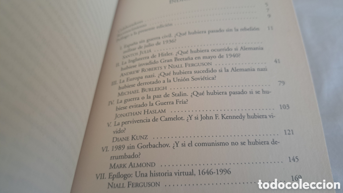Libros de segunda mano: HISTORIA VIRTUAL. Que hubiera pasado si... - Foto 7