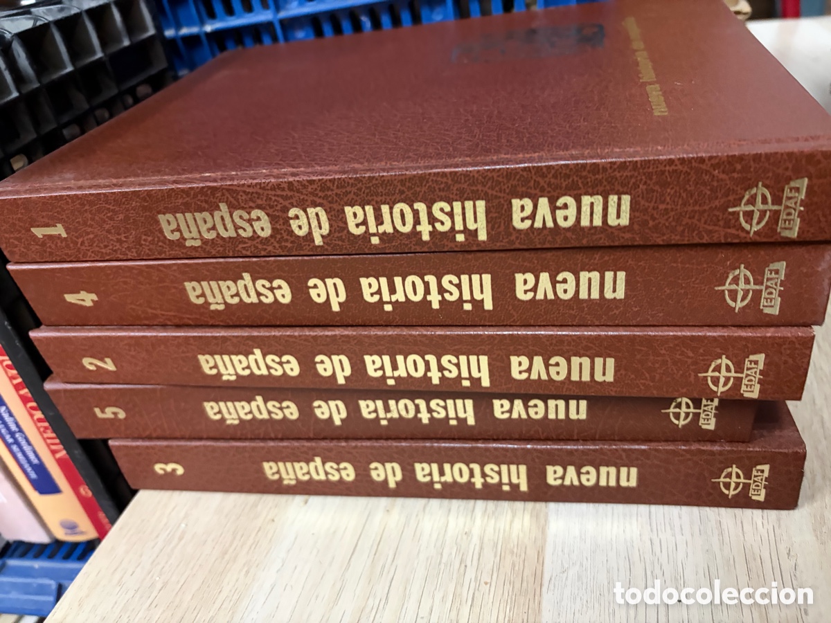 Libros de segunda mano: NUEVA HISTORIA DE ESPA&Ntilde;A. 5 Vol. EDAF A&ntilde;o 1977