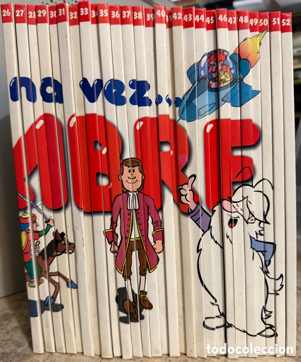 Libros de segunda mano: COLECCION LIBROS ERASE UNA VEZ EL HOMBRE 26-52 TOMOS INCOMPLETA PLANETA DAGOSTINI 2003