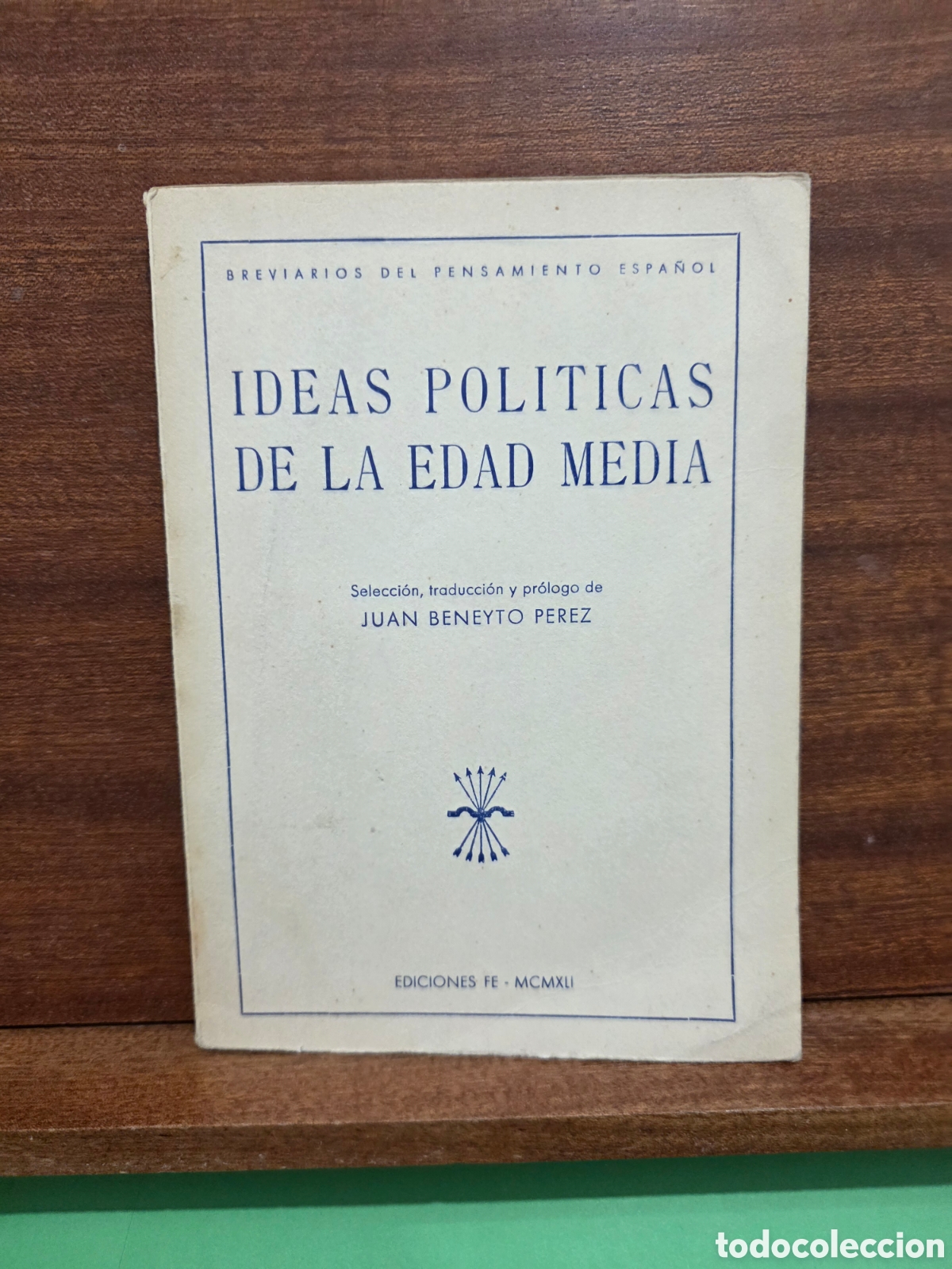 Libros de segunda mano: ANTIGUO LIBRO...1941...&rdquo;&rdquo;LAS IDEAS POL&Iacute;TICAS DE LA EDAD MEDIA&rdquo;&rdquo;...EDICIONES FE...MCMXLI...