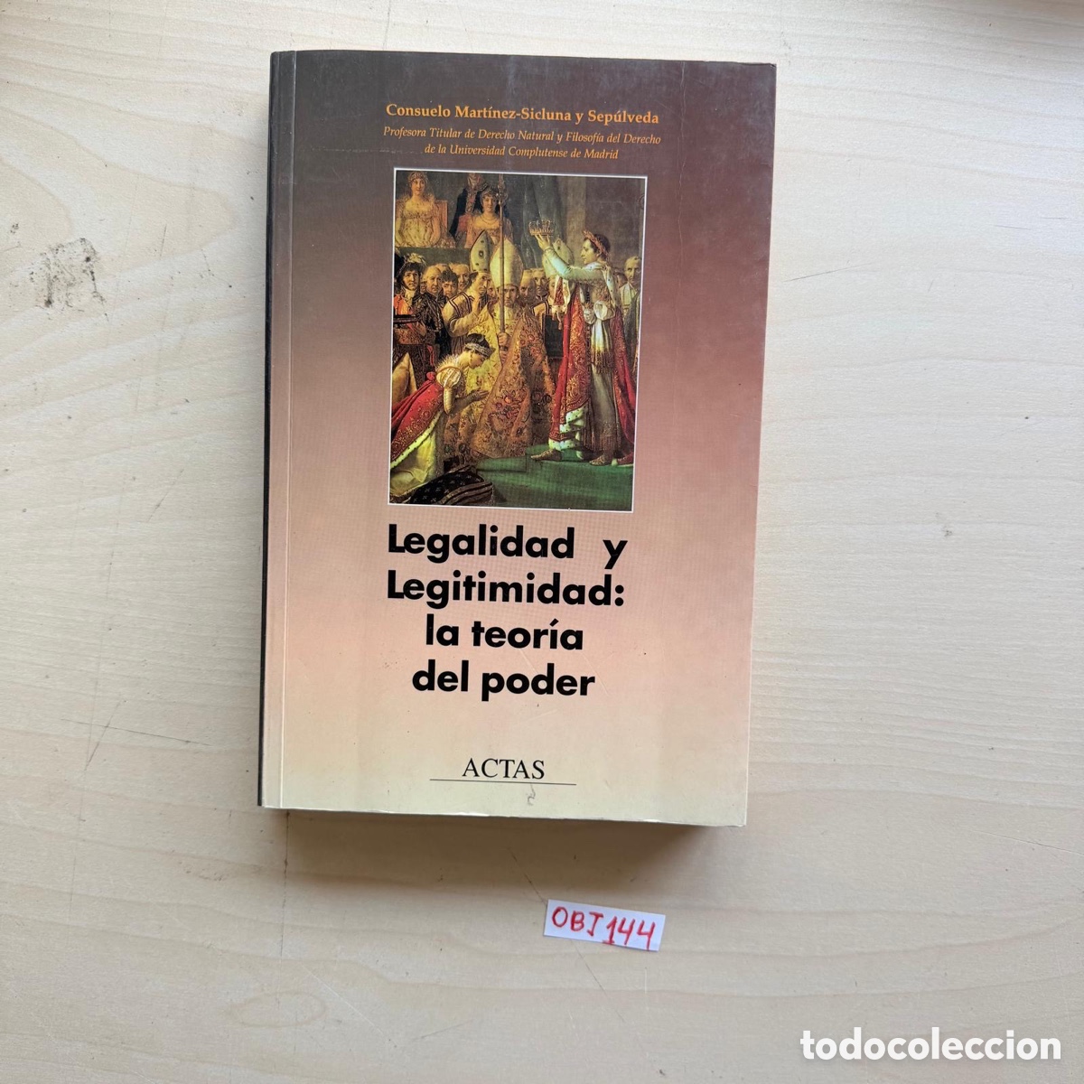 Libros de segunda mano: Libro legalidad y legitimidad la teor&iacute;a de poder - Foto 1