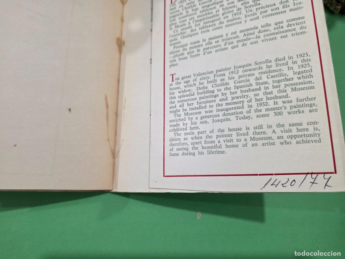 Libros de segunda mano: &rdquo;&rdquo;GUIA DEL MUSEO SOROLLA&rdquo;&rdquo;...BERNARDINO DE PANTORBA...1975... - Foto 21