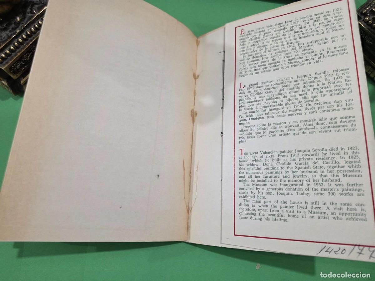 Libros de segunda mano: &rdquo;&rdquo;GUIA DEL MUSEO SOROLLA&rdquo;&rdquo;...BERNARDINO DE PANTORBA...1975... - Foto 23