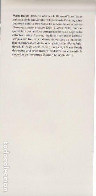 Libros de segunda mano: El cel no &eacute;s per a tothom / Marta Rojals .-- 1&ordf; edicion - Foto 3