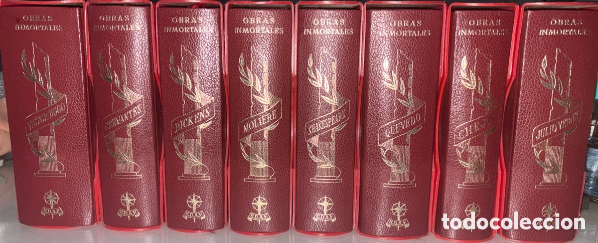 Libros de segunda mano: Colecci&oacute;n Obras Inmortales 8 Tomos - Foto 1
