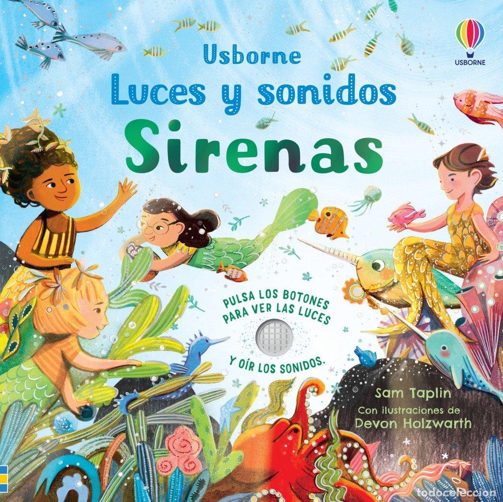 Libros de segunda mano: Sirenas - Sam Taplin - Usborne Publishing - Luces y Sonidos