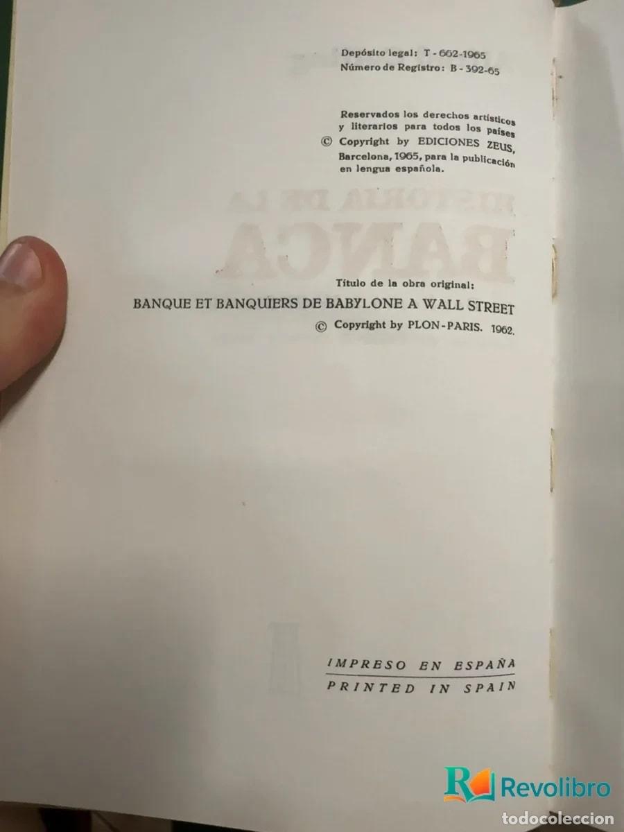 Libros de segunda mano: Historia de la Banca - Alfred Colling - Foto 4