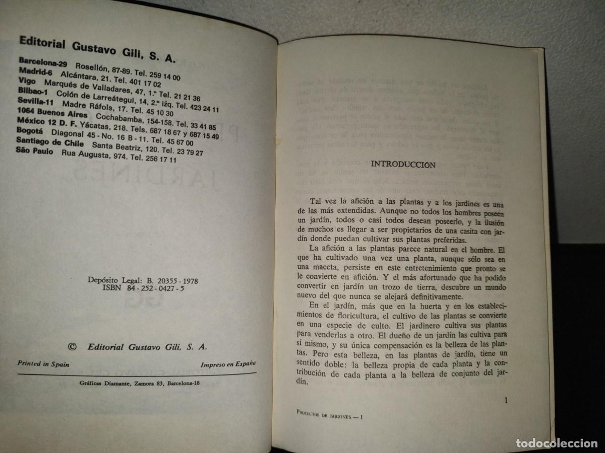 Libros de segunda mano: 202- Proyectos De Jardines - Noel Claras&oacute; - 1978 - Foto 5