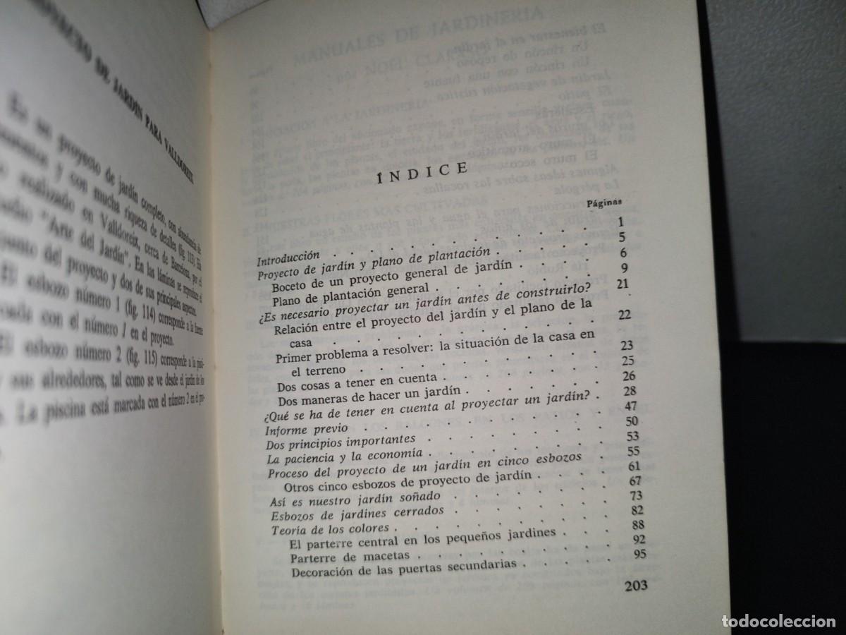 Libros de segunda mano: 202- Proyectos De Jardines - Noel Claras&oacute; - 1978 - Foto 7