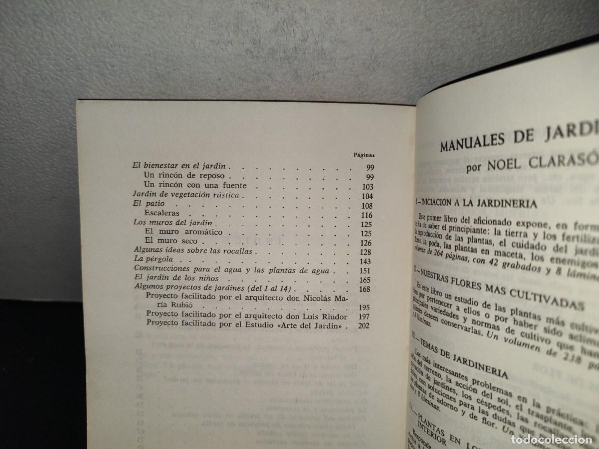 Libros de segunda mano: 202- Proyectos De Jardines - Noel Claras&oacute; - 1978 - Foto 8