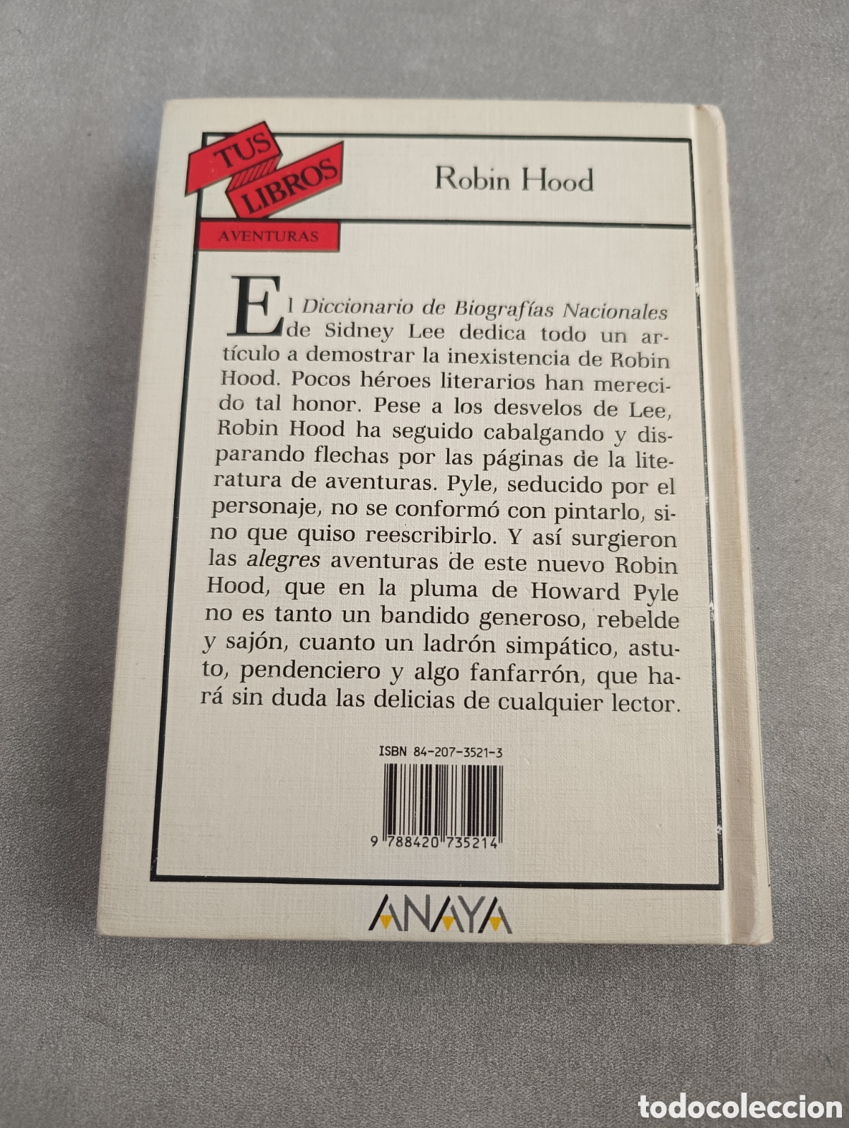 Libros de segunda mano: HOWARD PYLE. LAS ALEGRES AVENTURAS DE ROBIN HOOD. ANAYA TUS LIBROS. PRIMERA EDICI&Oacute;N - Foto 6