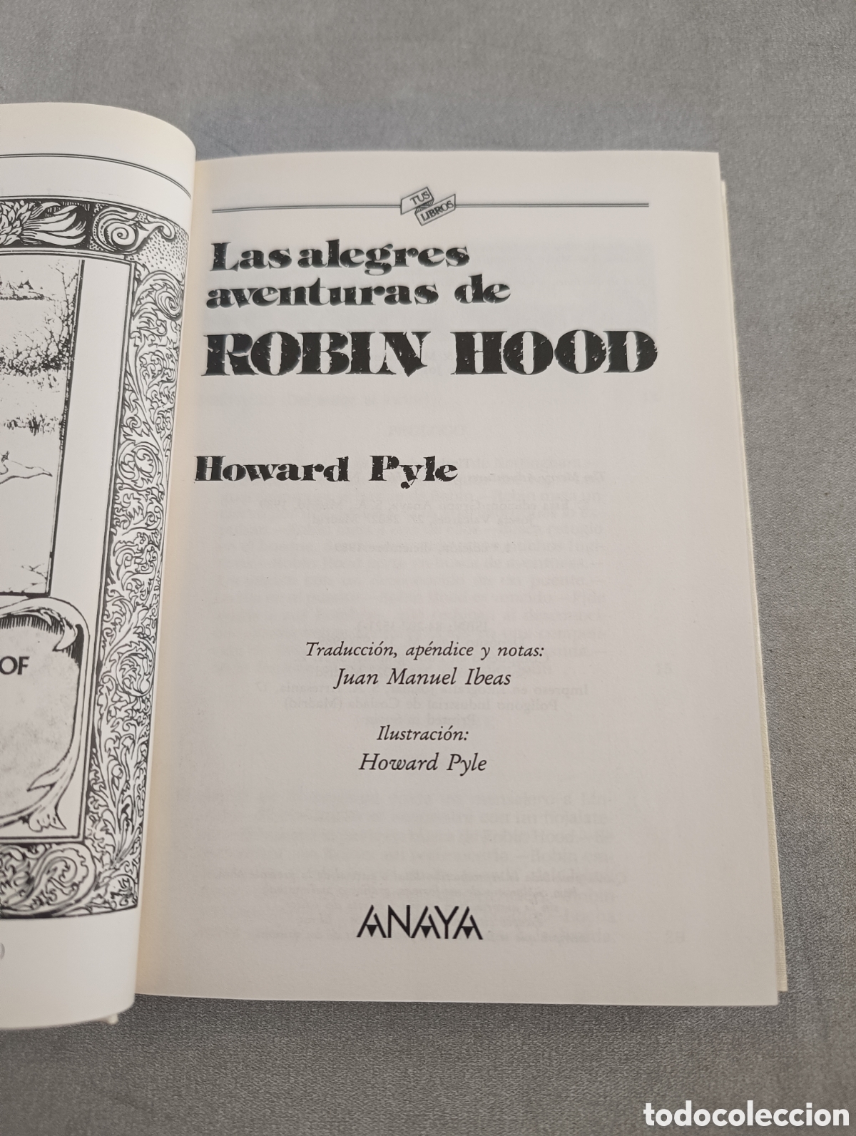 Libros de segunda mano: HOWARD PYLE. LAS ALEGRES AVENTURAS DE ROBIN HOOD. ANAYA TUS LIBROS. PRIMERA EDICI&Oacute;N - Foto 8