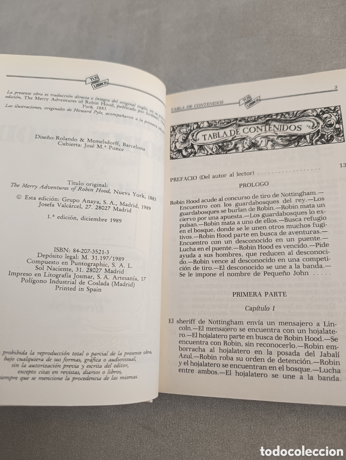 Libros de segunda mano: HOWARD PYLE. LAS ALEGRES AVENTURAS DE ROBIN HOOD. ANAYA TUS LIBROS. PRIMERA EDICI&Oacute;N - Foto 9