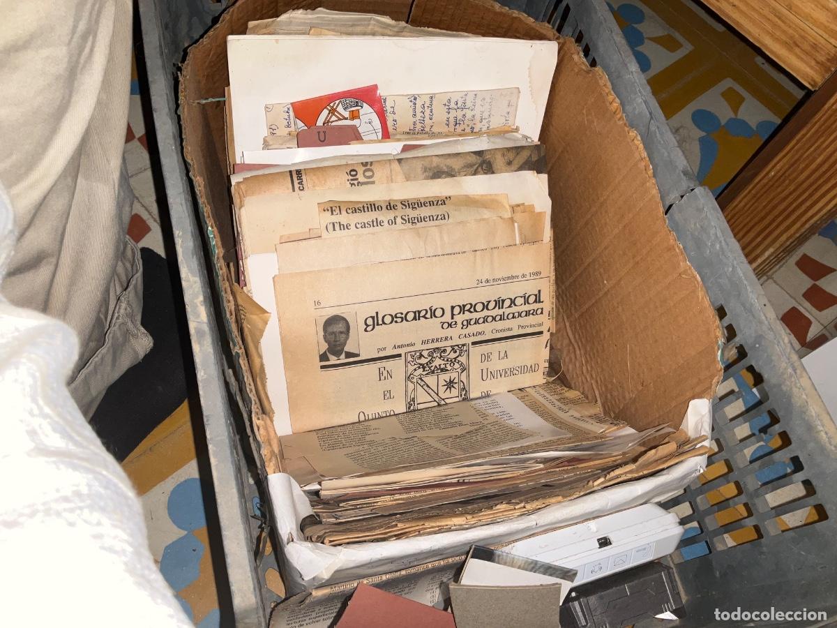 Libros de segunda mano: Recortes prensa y escritos archivo Alcarria Guadalajara, algunos de Antonio Herrera Casado