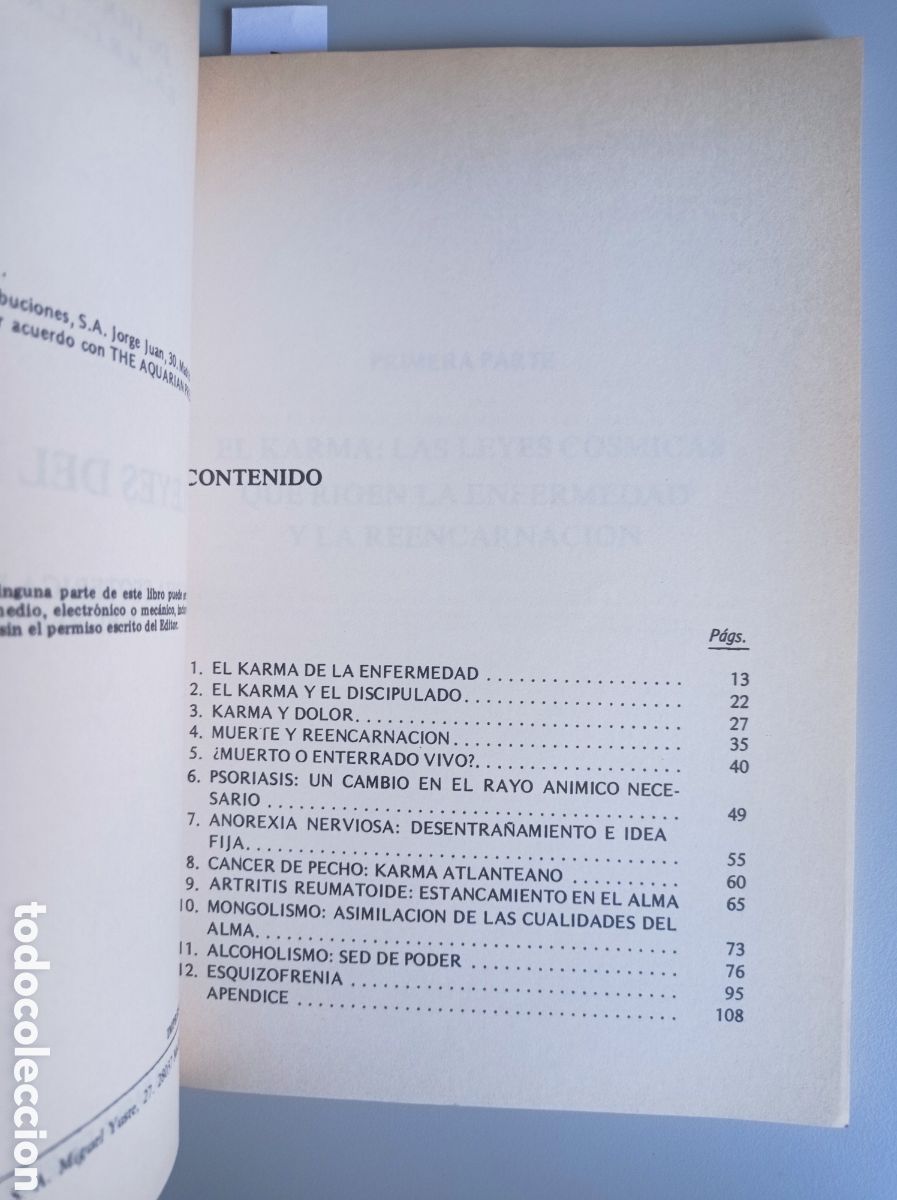 Libros de segunda mano: LEYES DEL KARMA. DR. DOUGLAS BAKER - Foto 3