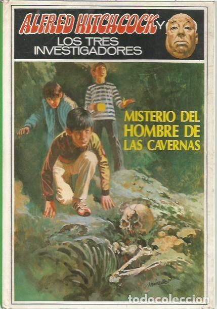 Libros de segunda mano: 34 ALFRED HITCHCOCK Y LOS TRES INVESTIGADORES MISTERIO DEL HOMBRE DE LAS CAVERNAS EDITORIAL MOLINO