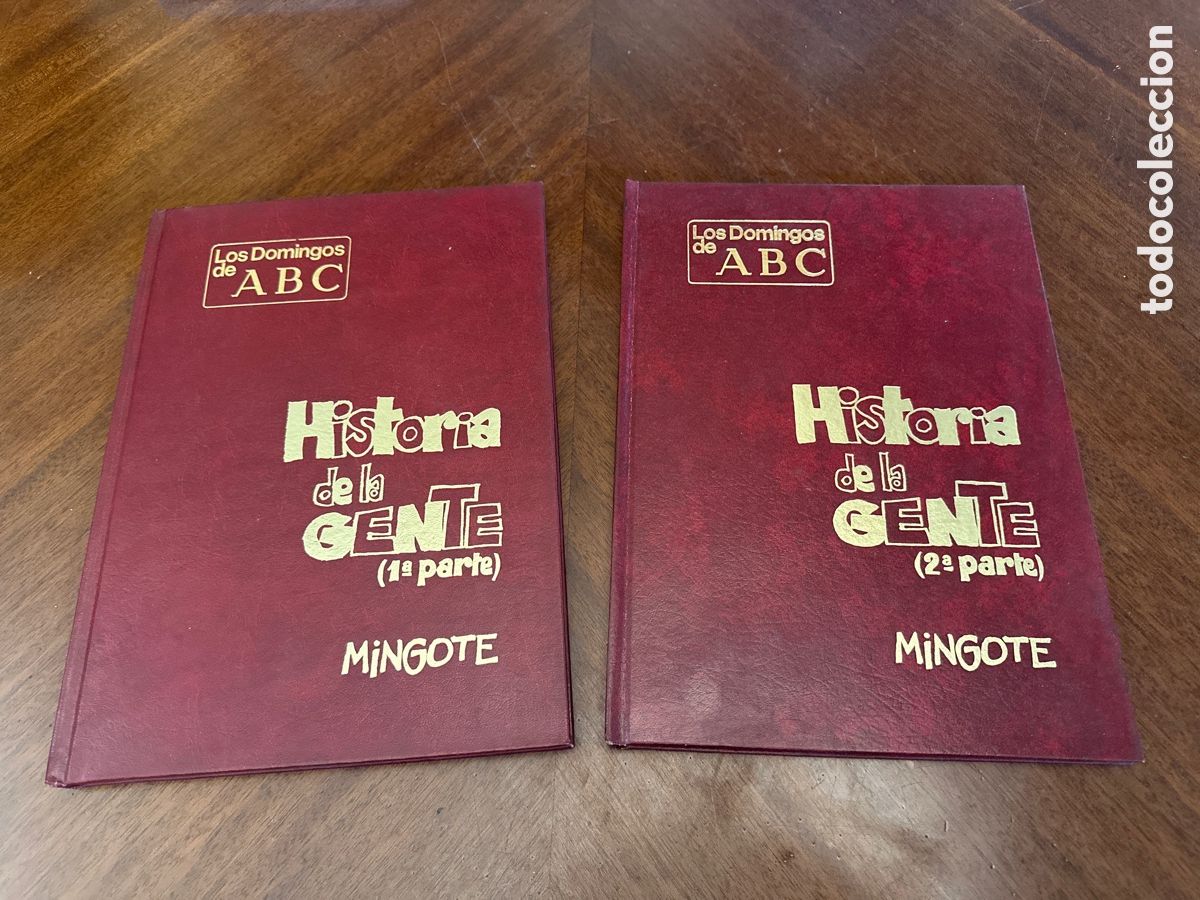 Libros de segunda mano: ANTONIO MINGOTE: HISTORIA DE LA GENTE. TOMOS 1 Y 2 (OBRA COMPLETA EN 2 TOMOS)