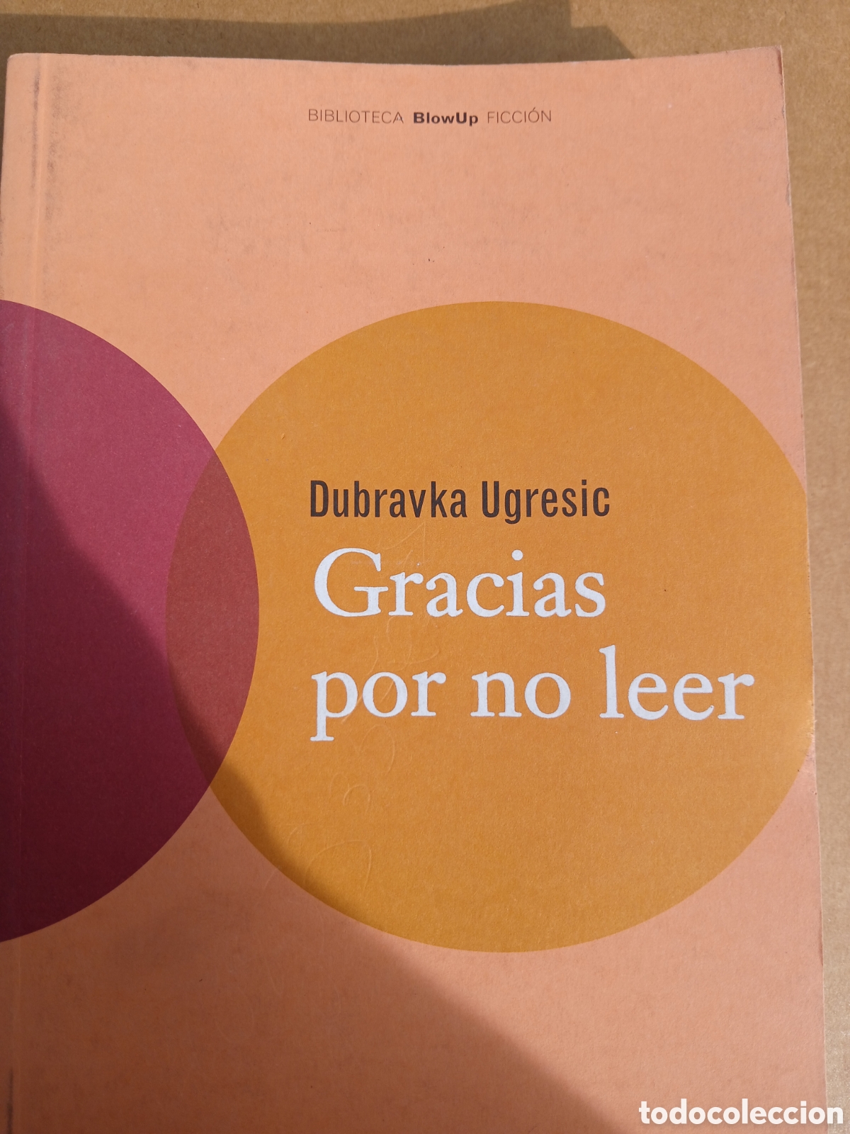 Libros de segunda mano: Gracias por no leer. Dubravka Ugresic.