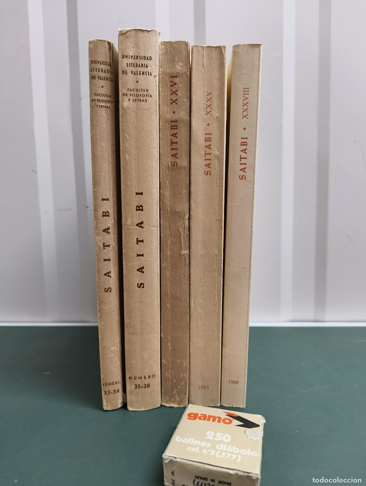 Libros de segunda mano: Saitabi 5 vol&uacute;menes - Universidad de Valencia - Foto 3