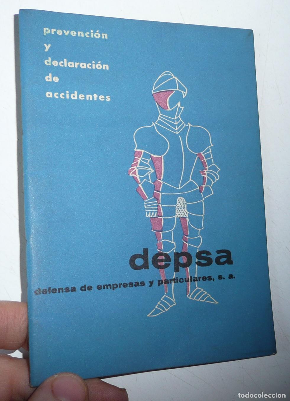 Libros de segunda mano: Prevenci&oacute;n y declaraci&oacute;n de accidentes. DEPSA. Defensa de Empresas y Particulares, S. A. (1959)