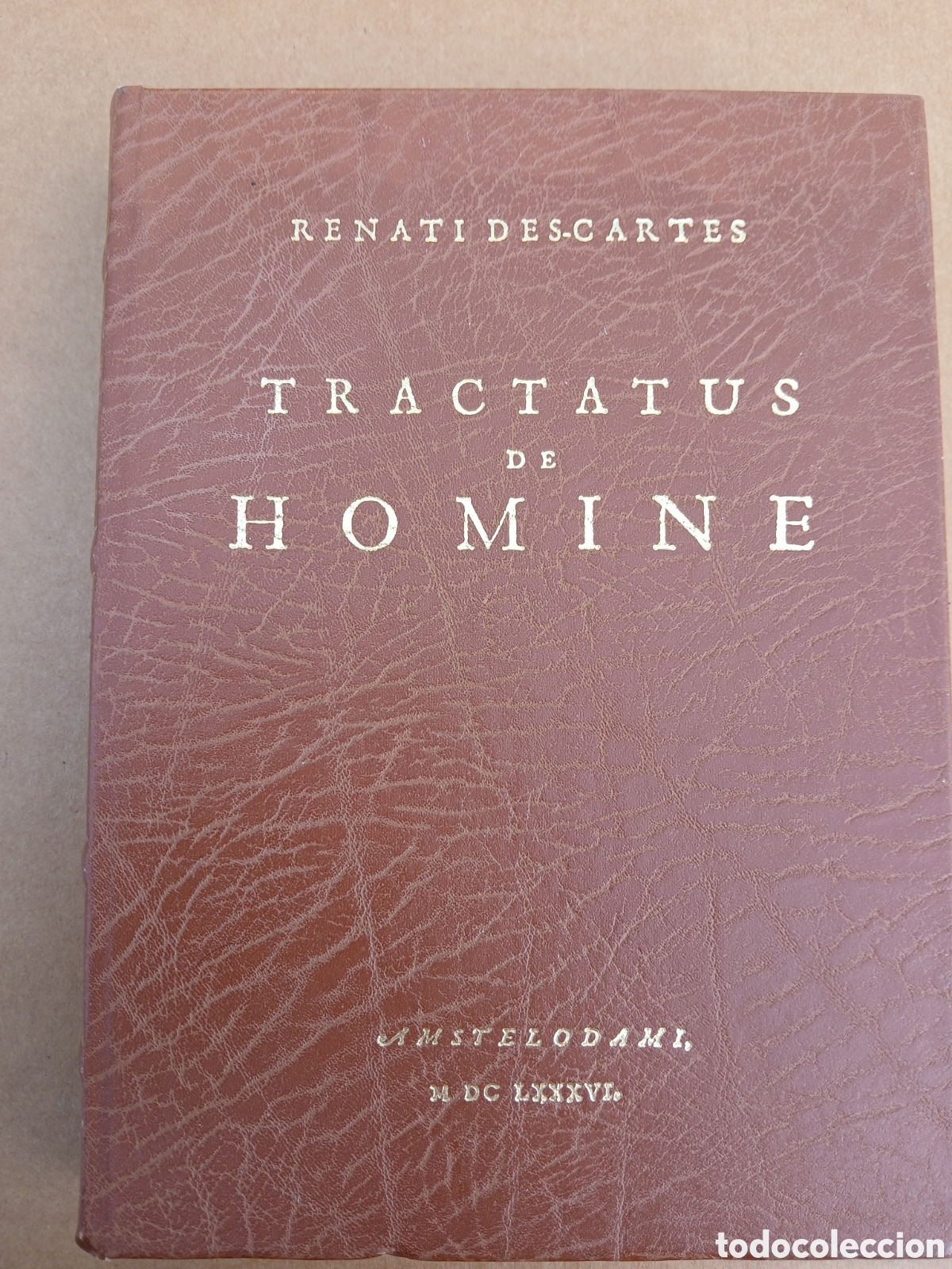 Libros de segunda mano: Tractatus de homine. Renati Des-Cartes.