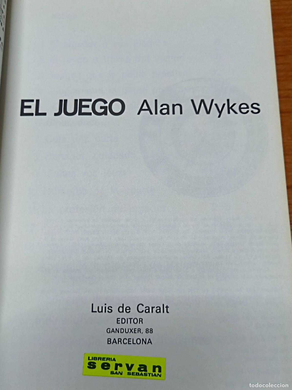 Libros de segunda mano: El juego - Alan Wykes - Luis de Caralt - Foto 2