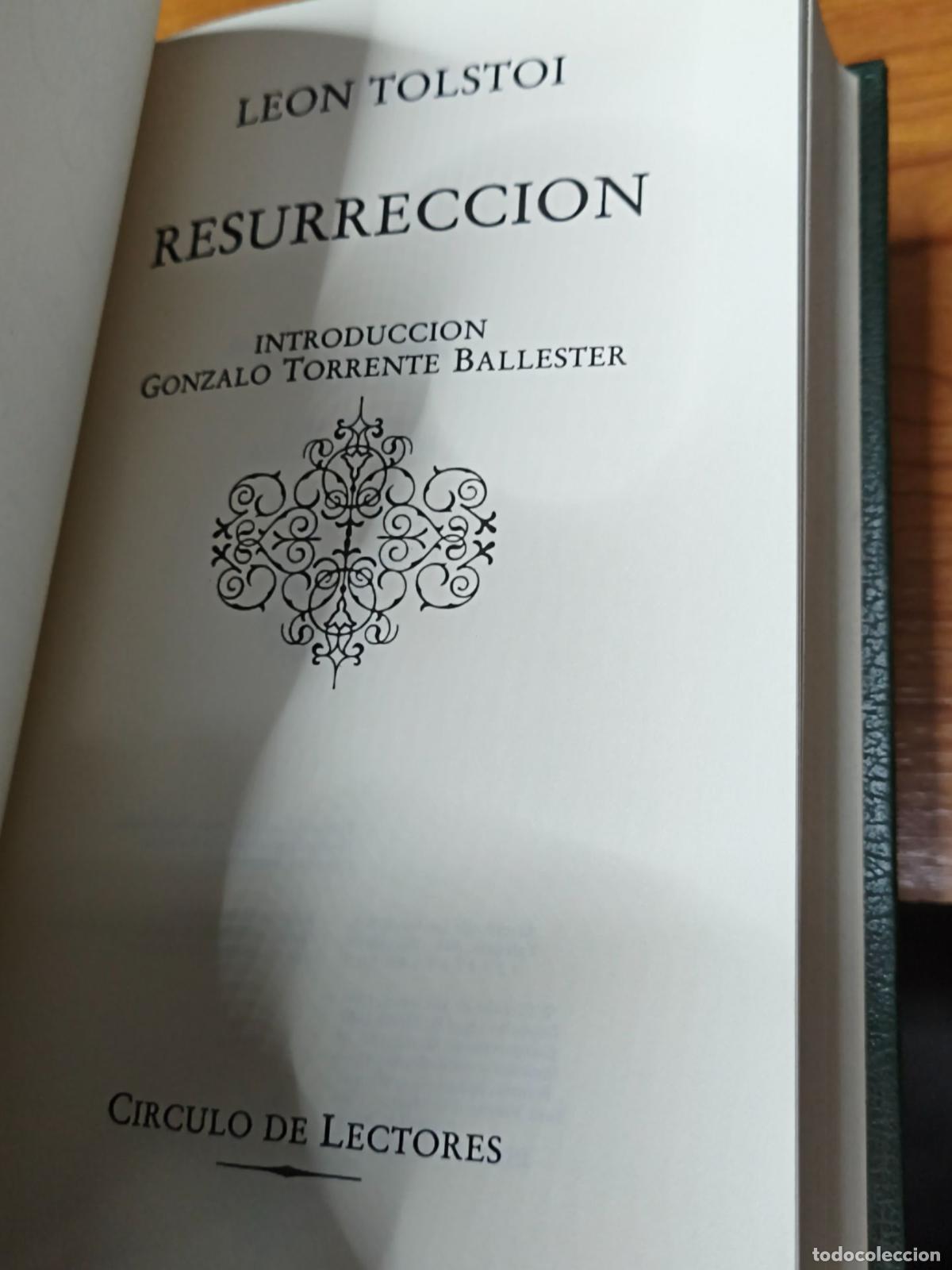 Libros de segunda mano: Resurreccion - Leon Tolstoi - Circulo de Lectores - Foto 2