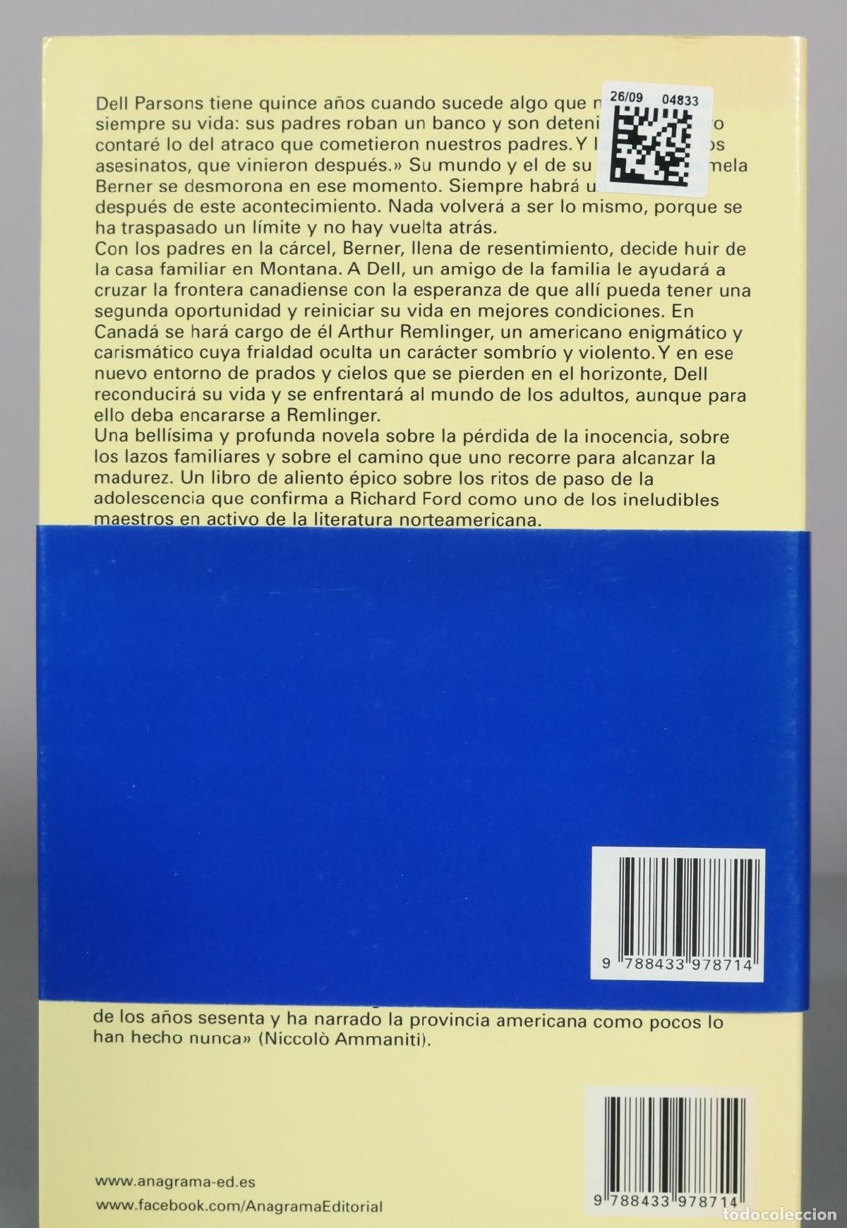 Libros de segunda mano: Canada - Richard Ford - Editorial Anagrama - Foto 2